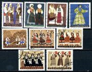 Национальные костюмы, почтовые марки, Югославия 1957/61/ 1964 гг