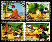 Мультфильмы, почтовые марки, Шарджа ОАЭ