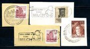 Старая Австрия, Набор вырезок с конвертов с почтовыми штемпелями 1960-х годов