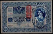 Австрия, банкнота 1000 крон. 1902 (1919)г.