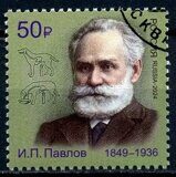 175 лет со дня рождения И.П. Павлова (1849–1936), учёного, физиолога, марка гашёная, Россия 2024 г.